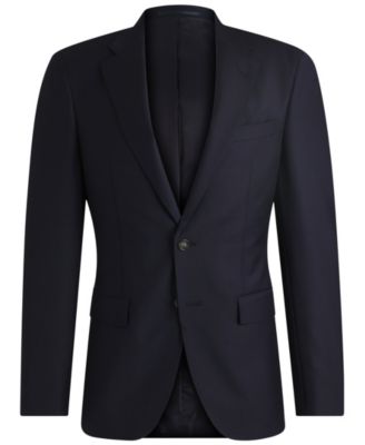 Men's Virgin Wool Slim-Fit Jacket