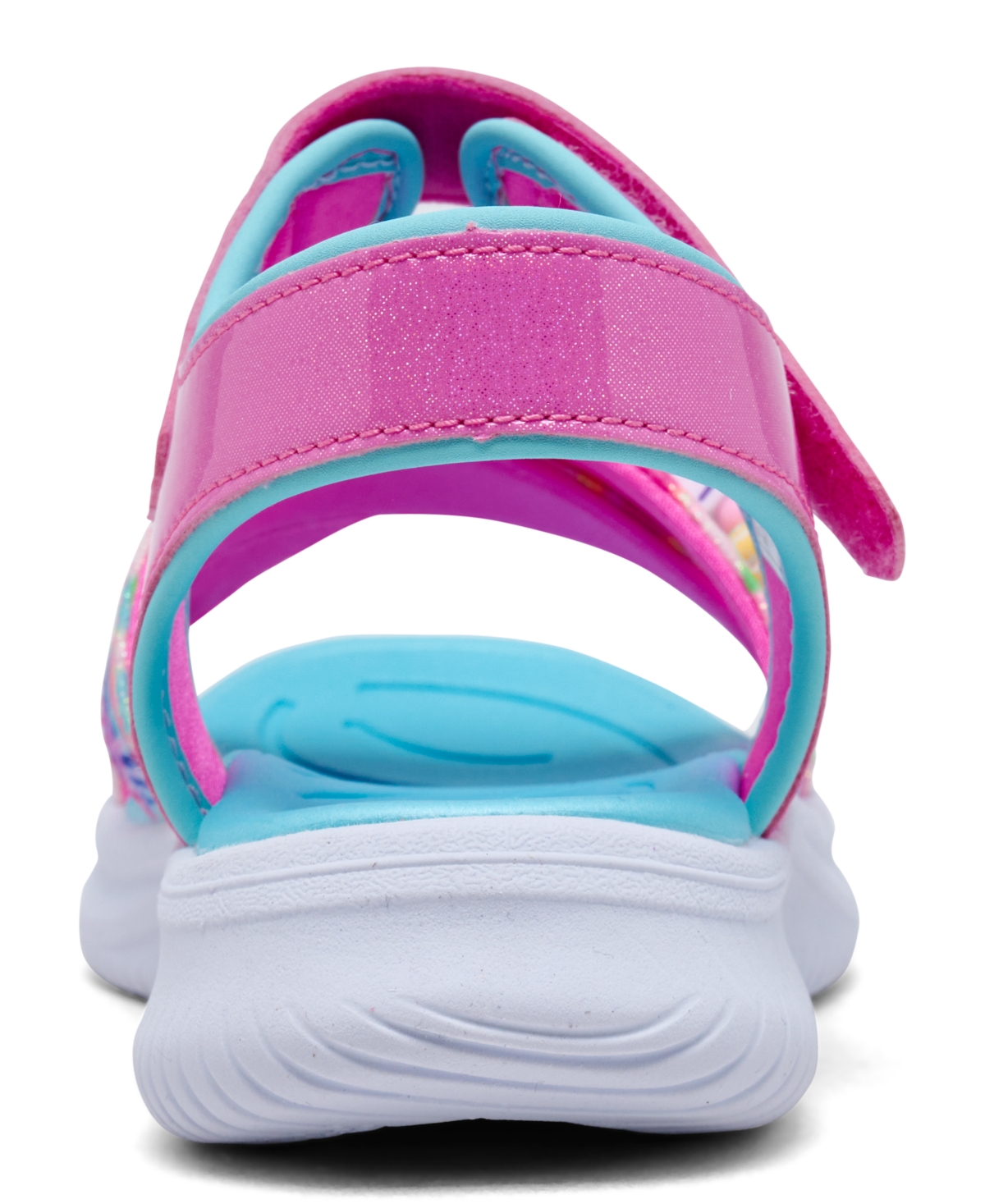 Skechers Little Girls' Jumpsters Sandal In Pink,multi