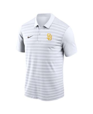 Men's White San Diego Padres Authentic Collection Victory Performance Polo Shirt