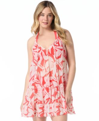 Coco Reef - Women's Cheerful Mesh Cover-Up Dress