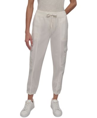 DKNY Drawstring Jogger Pants Black L - Walmart.com