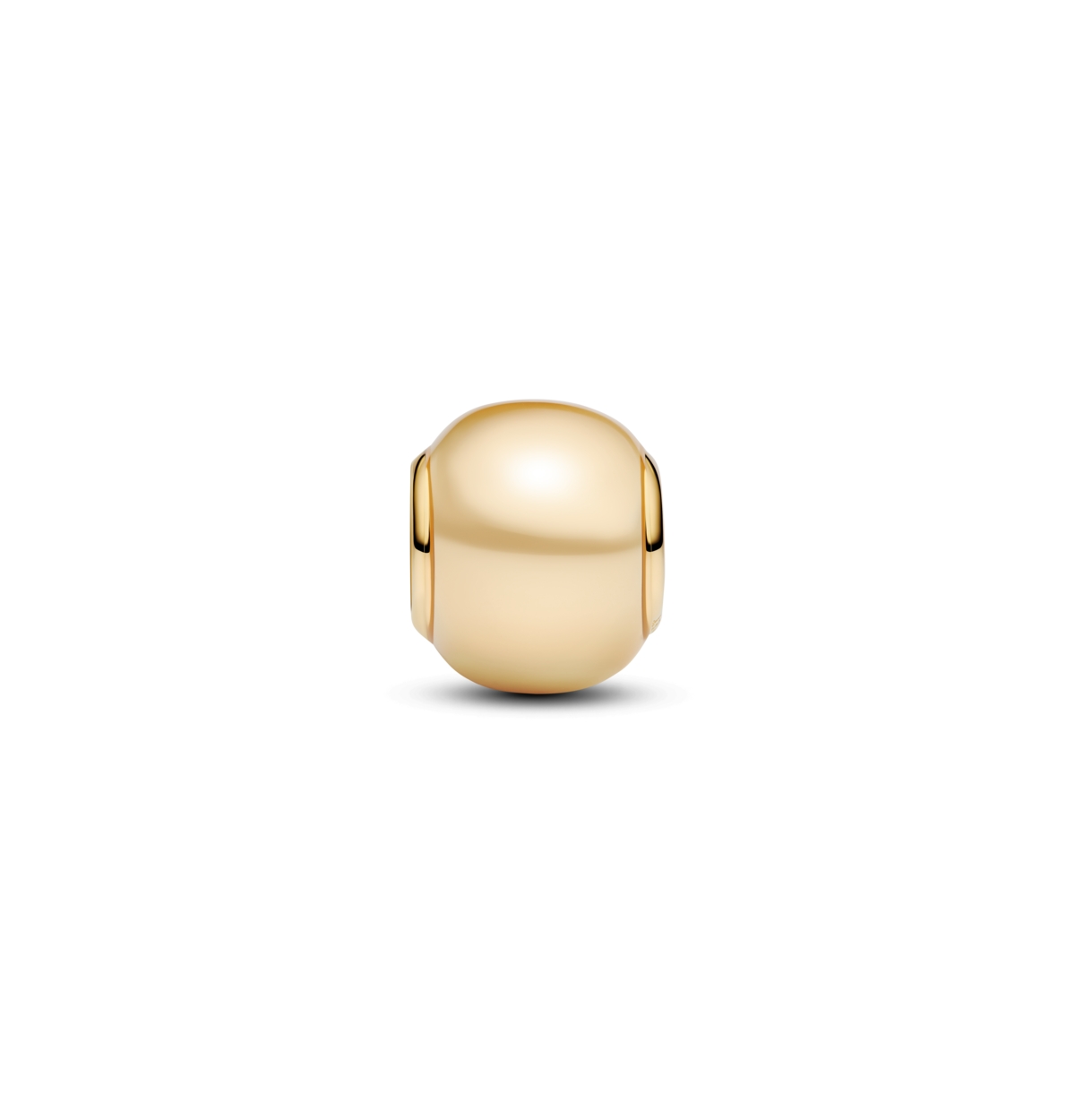 Pandora 14k Gold-plated Round Yellow Lacquered Charms