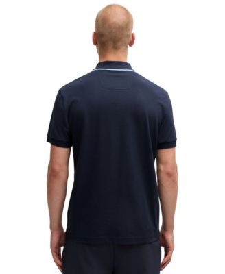 Men's Contrasting Stripes Polo