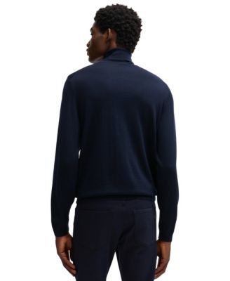 Men's Slim-Fit Rollneck Merino Wool Sweater