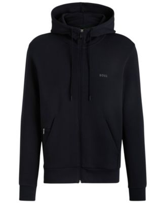 Men's Logo Print Zip-Up Hoodie