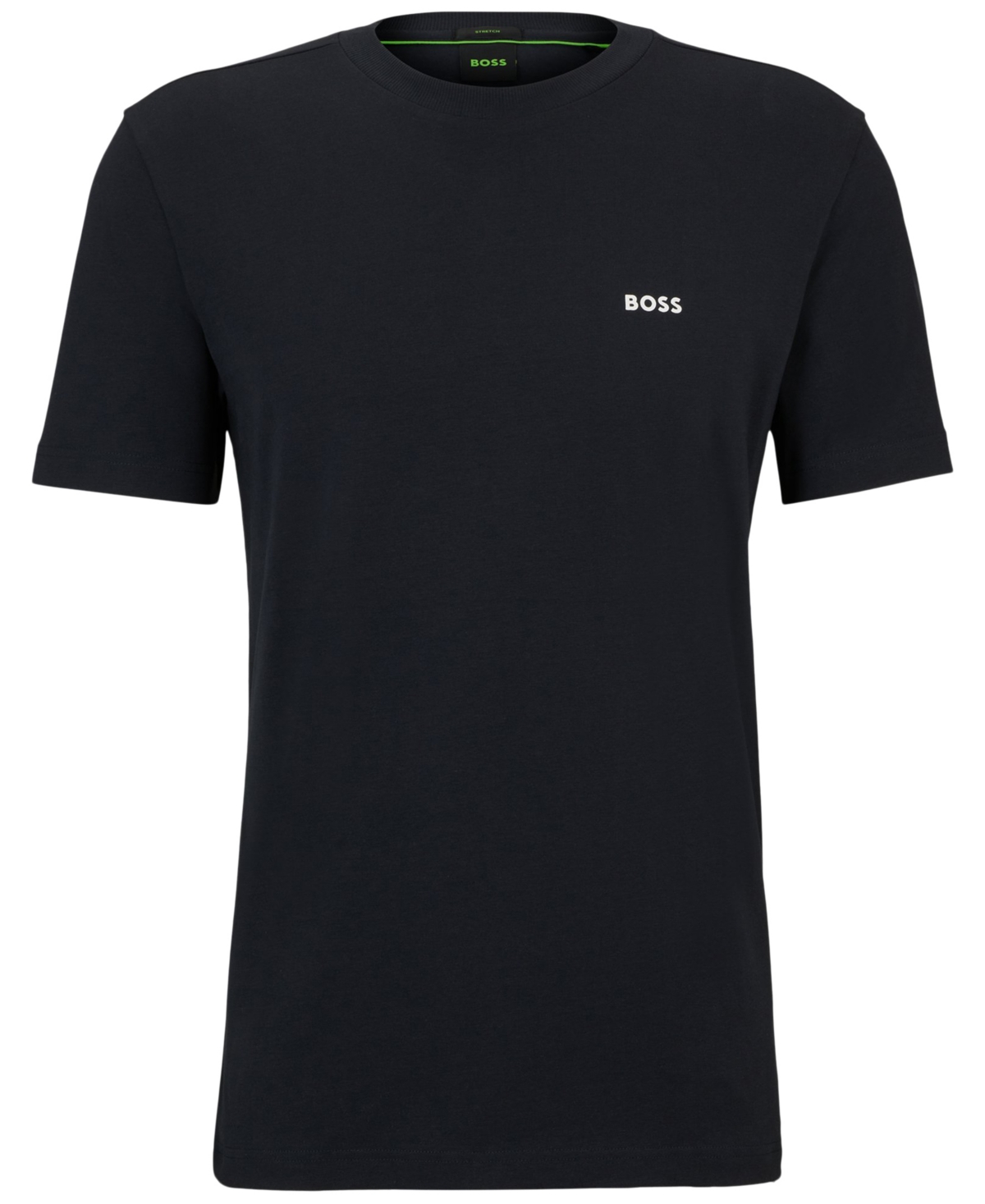 Hugo Boss Boss By  Men's Contrast Logo Regular-fit T-shirt In Dark Blue