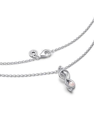 Колье Pandora из стерлингового серебра с бесконечным узлом Collier