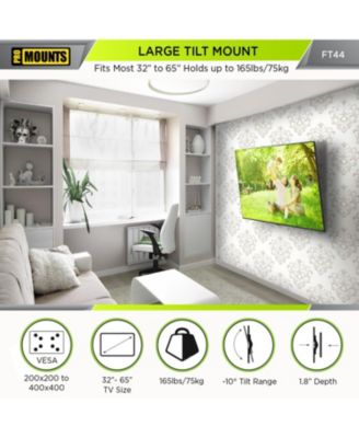 Tilt TV Wall Mount for TVs 32" - 65" Up to 165 lbs