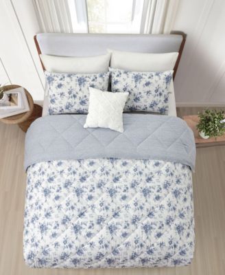 Layla Floral-Print 4-Pc, Comforter Sets
