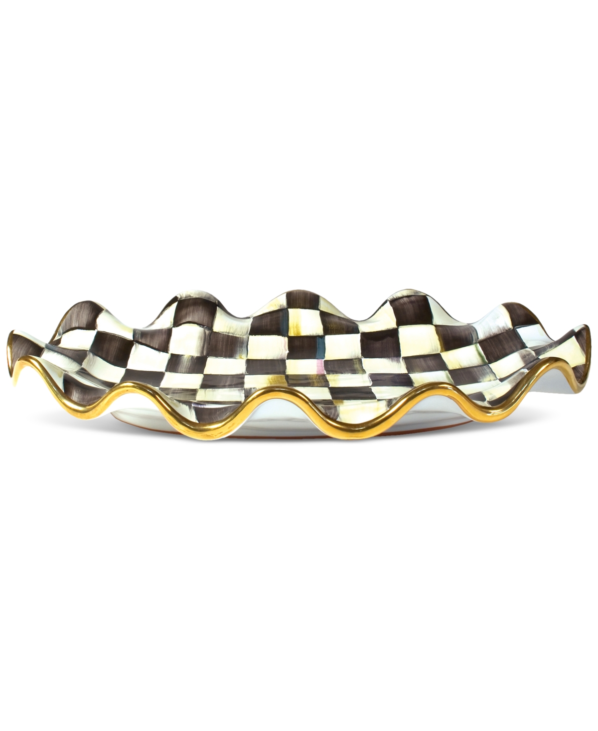 Mackenzie-childs Courtly Check Ceramic Serving Platter In No Color