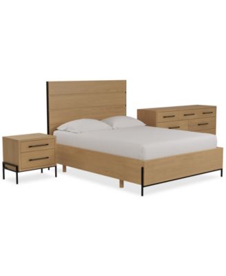 Linstead 3-Pc. Twin Panel Set (Bed, Dresser & Nightstand), Created for Macy's