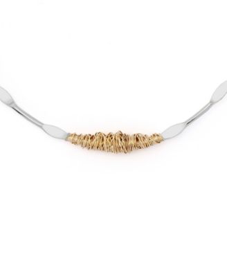 Robert Lee Morris Soho Silver Wire Wrapped Sculpted Collar Necklace 10990₽