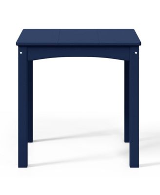 Kids 24" Wide HDPE Plastic Childrens Square Dinner Table