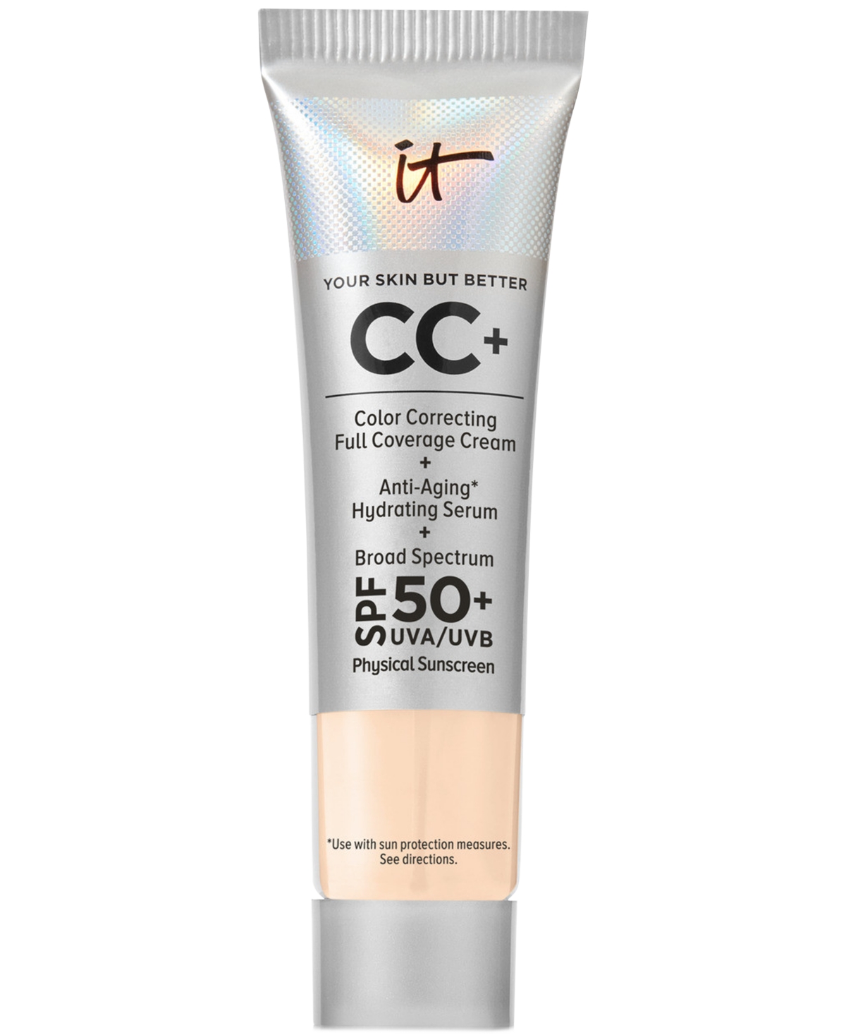 It Cosmetics Cc+ Cream With Spf 50+ Travel Size In Fair Warm