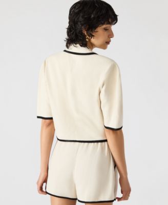 Женский блейзер с коротким рукавом Steve Madden's Fable Tipped от Steve Madden