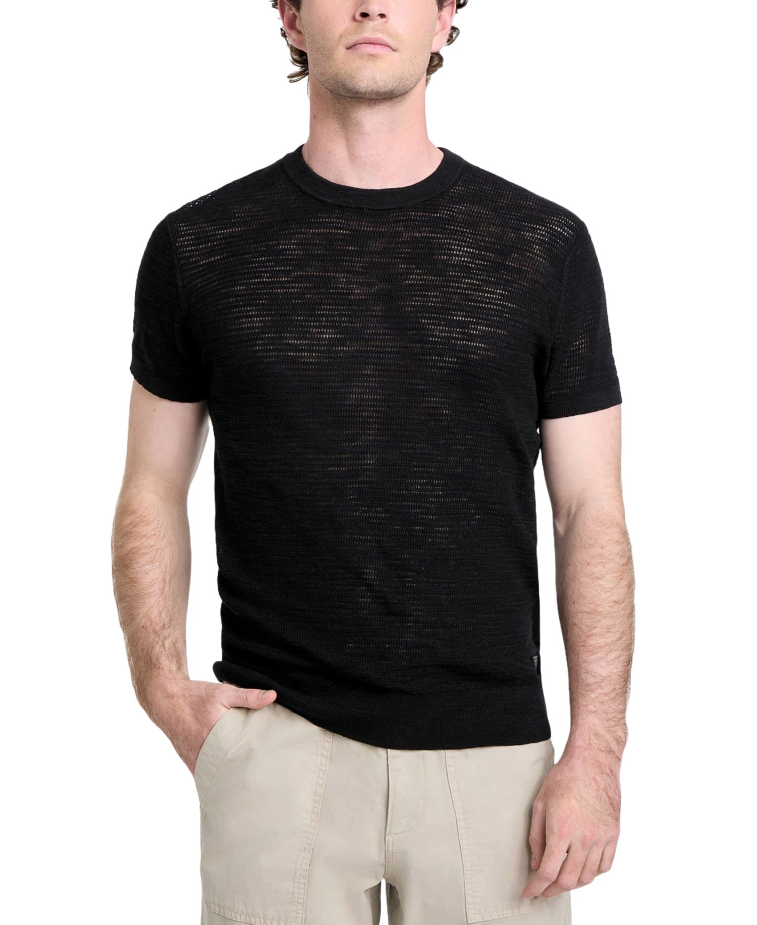 Men's Goodwin Textured Short-Sleeve Sweater