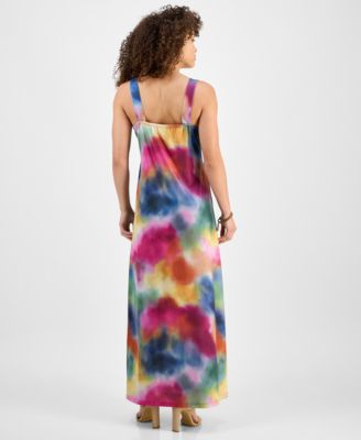 Petite Repeat Knot Strap Maxi Dress