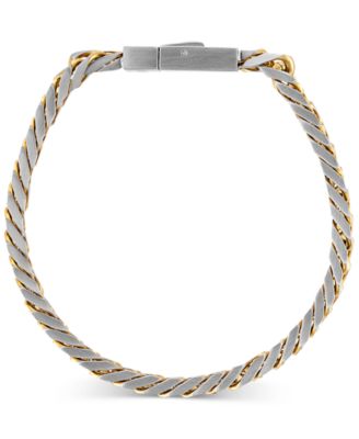 Two-Toned Curb Link Chain Bracelet, Exclusively for Macy's