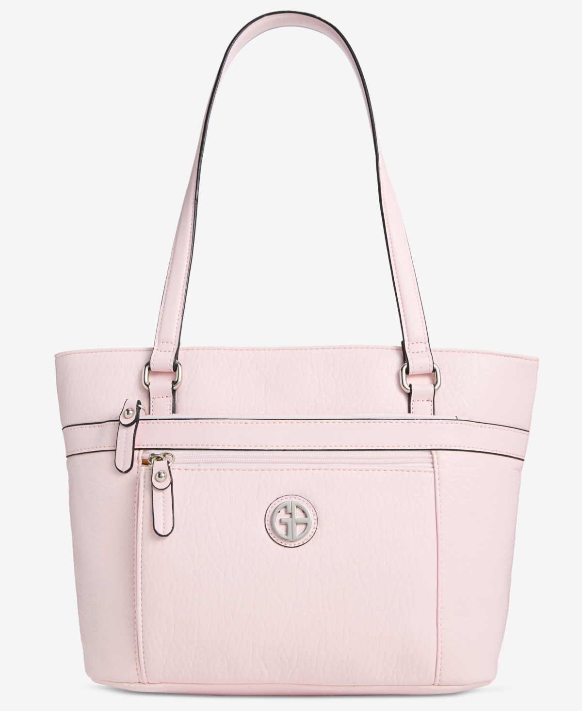 Giani Bernini Pebble Tote, Created For Macy's In Rose Water