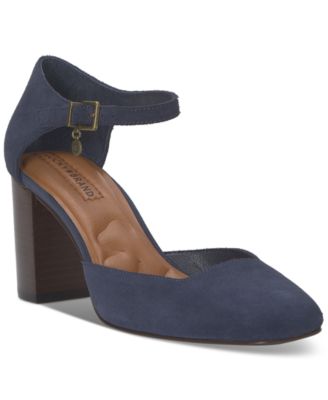 Lucky Brand - Women's Kanira Square-Toe Stacked Heel Pumps