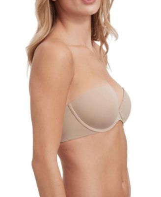 Women's Breathless Strapless Plunge Push-Up Bra