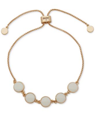 DKNY Gold-Tone Five Color Disc Slider Bracelet 7290₽