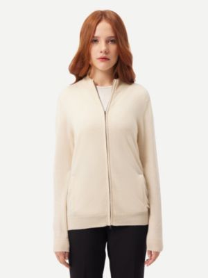 Women's Full-Zip Cashmere Cardigan