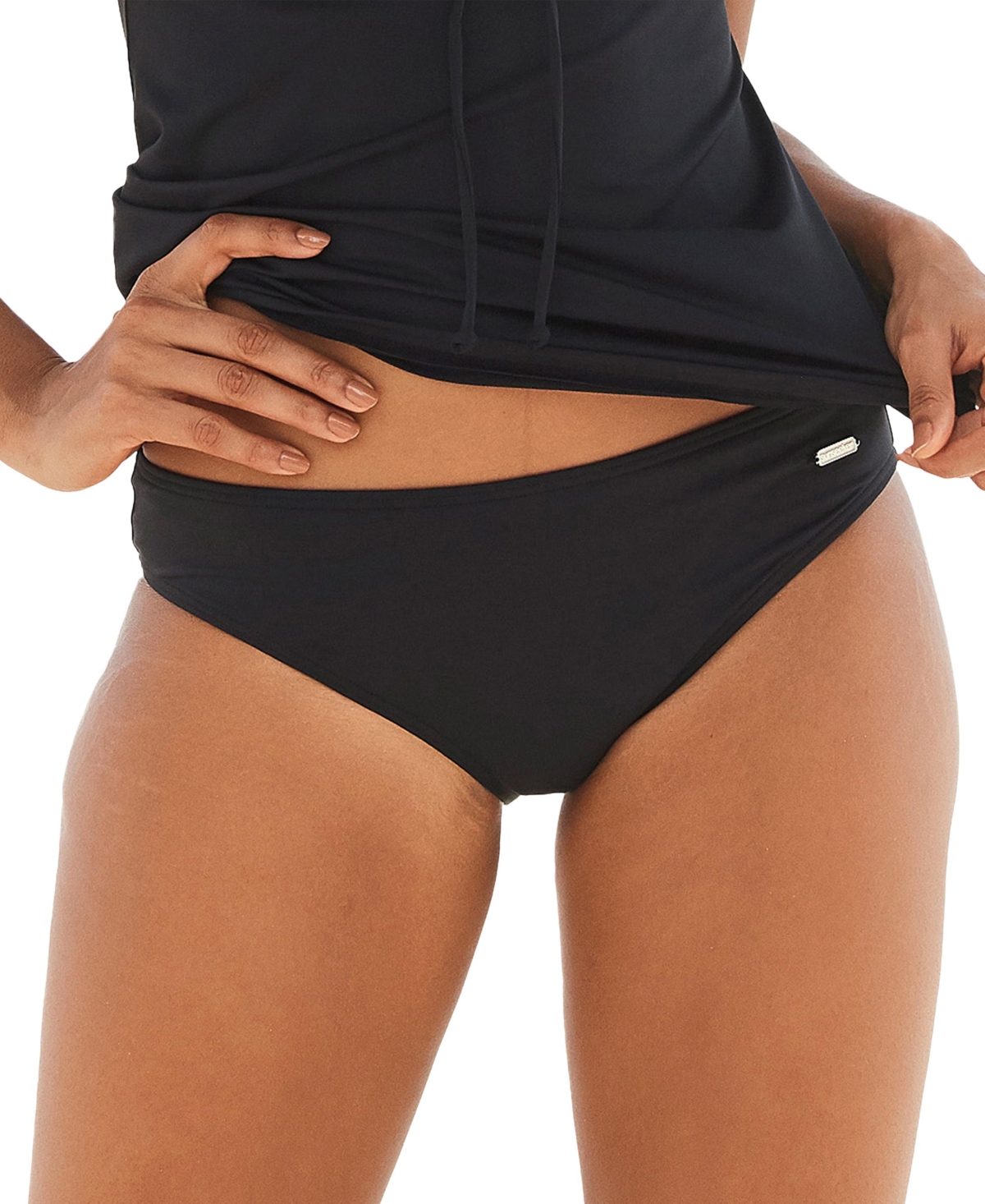 Women's Classic Bikini Swimsuit Bottom - Black