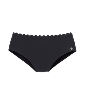 Women's Scalloped Classic Bikini Swimsuit Bottom