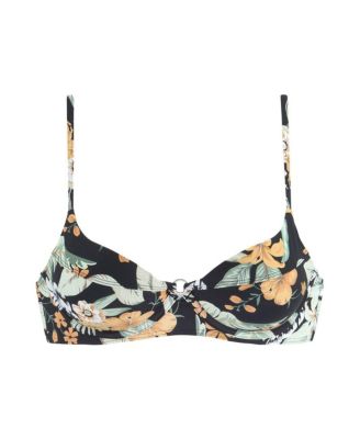 Women's Printed Underwire Bikini Swimsuit Top Bra Sizing