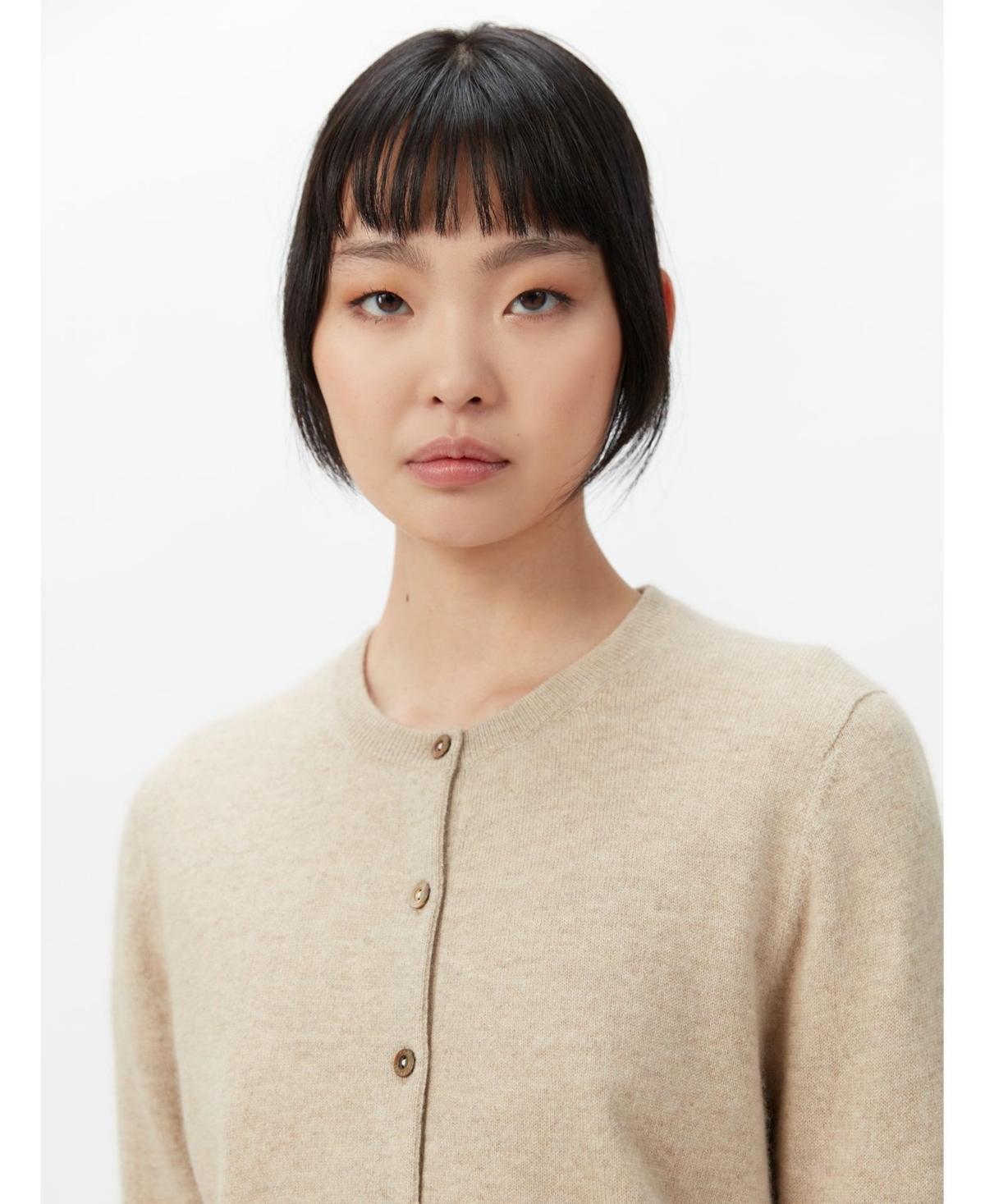 Gobi Cashmere Women's 100% Crew Neck Cardigan