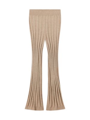 Women's Textured Knit Cashmere Pants