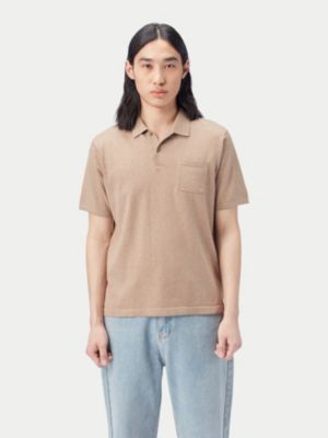 Гоби Кашемир Мужская рубашка поло из смеси хлопка шелка и кашемира Gobi Cashmere