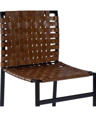 Comfortable Faux Leather Side Chair with Cushioned Seat and Backrest