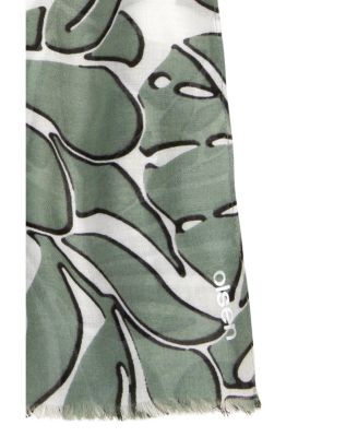 Шарф с абстрактным принтом в виде листьев Olsen