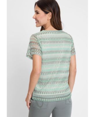 Women's Vibrant Lace T-Shirt