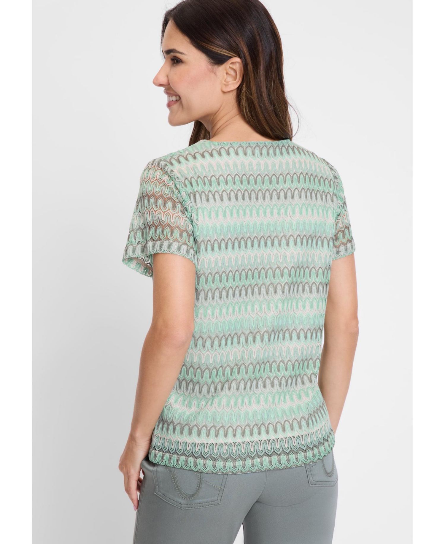 Women's Vibrant Lace T-Shirt