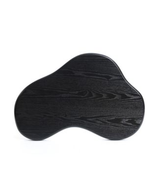 19.9-Inch Wood Irregular Shape Side Table