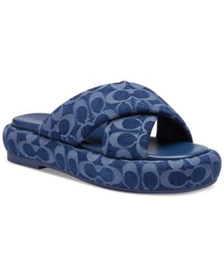 【COACH】Women's Penelope Signature C Sandals COACH Women's Penelope Signature C Sandals - Macy's