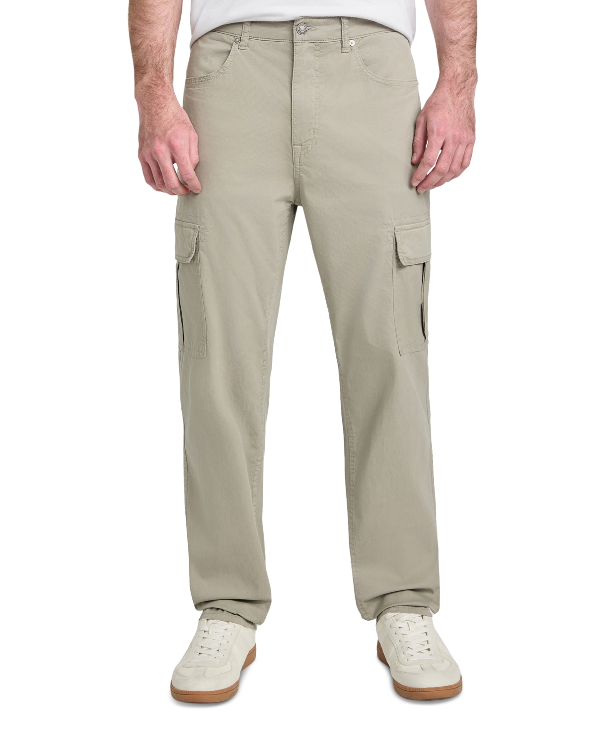 Men's Julianne Sateen Slim-Fit Cargo Pants - Green