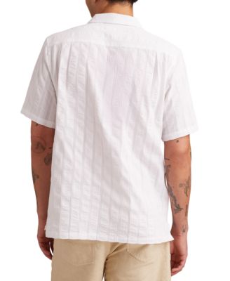 Мужская лагерная рубашка Lucky Brand с коротким рукавом и застежкой на пуговицы спереди