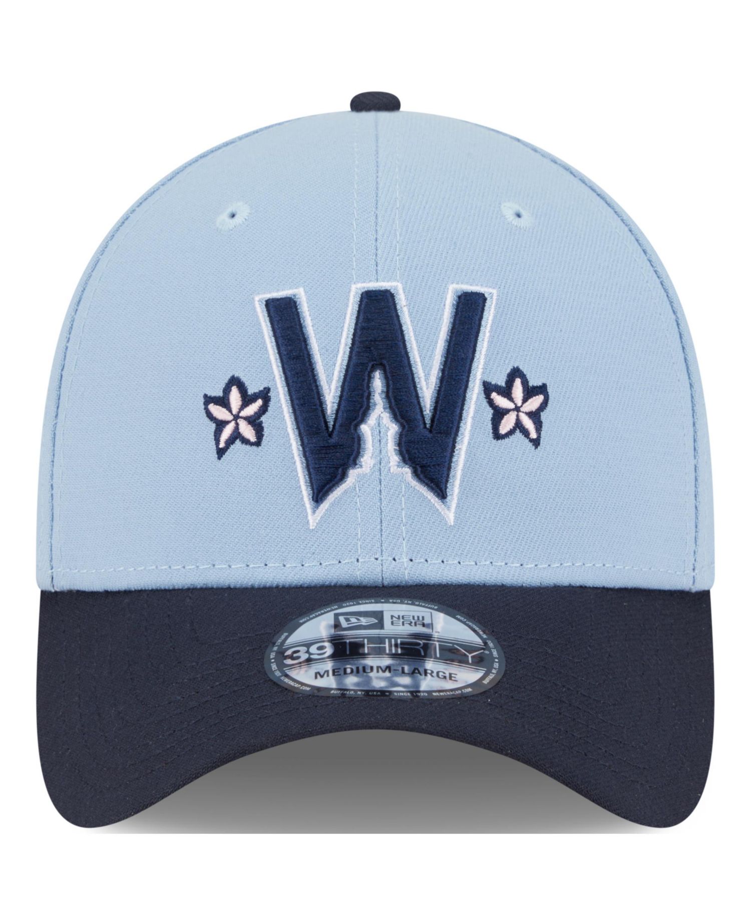 Men's Black Washington Nationals 2025 City Connect 39THIRTY Flex Hat