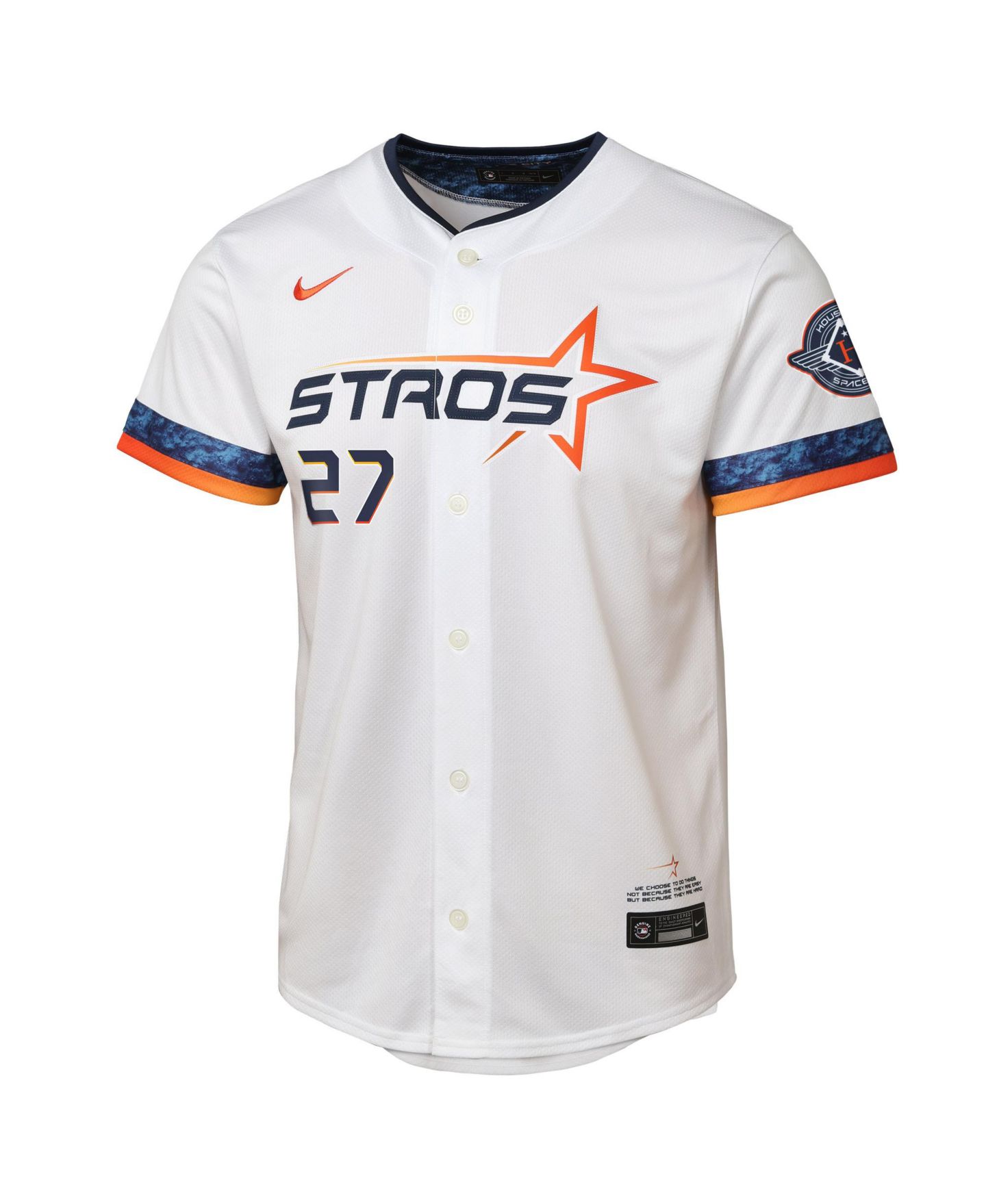 Детское джерси Nike Jose Altuve Houston Astros 2025 City Connect Limited Player, White — фото 2