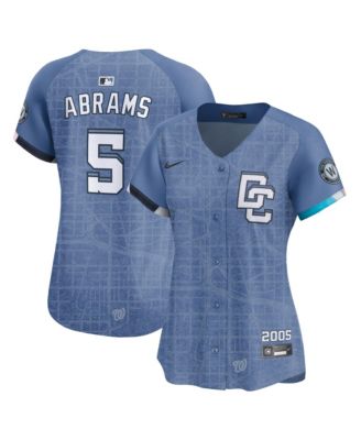 Nike - Women's C.J. Abrams Gray Washington Nationals 2025 City Connect Limited Player Jersey
