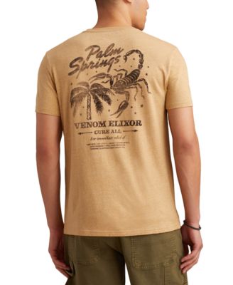 Lucky Brand - Men's Palm Springs Venom Elixor Short Sleeve Crewneck Graphic T-Shirt