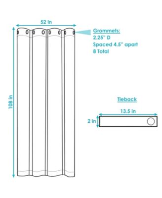 Blackout Curtain Panel with Grommet Top