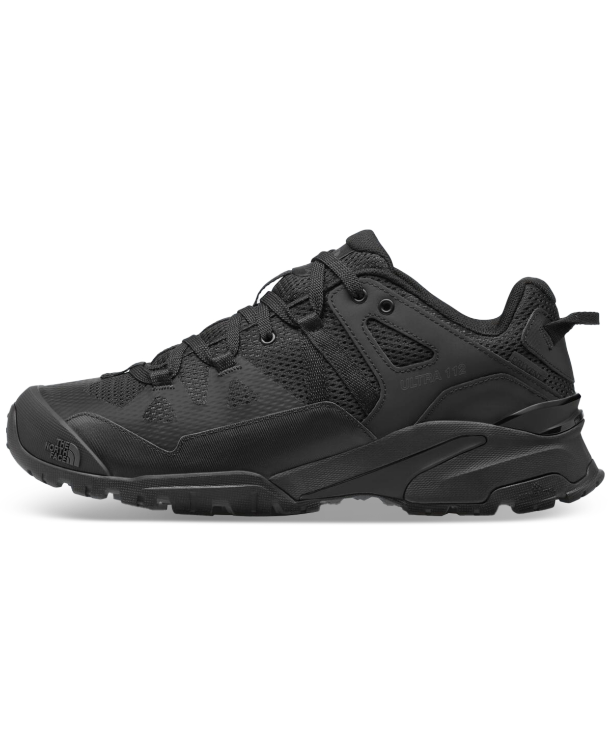 The North Face Men's Ultra 112 Waterproof Lace-Up Trail Sneakers - TNF Black