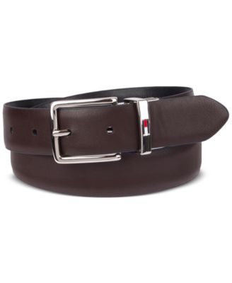 Big Boys Reversible Dress Belt with Logo Buckle