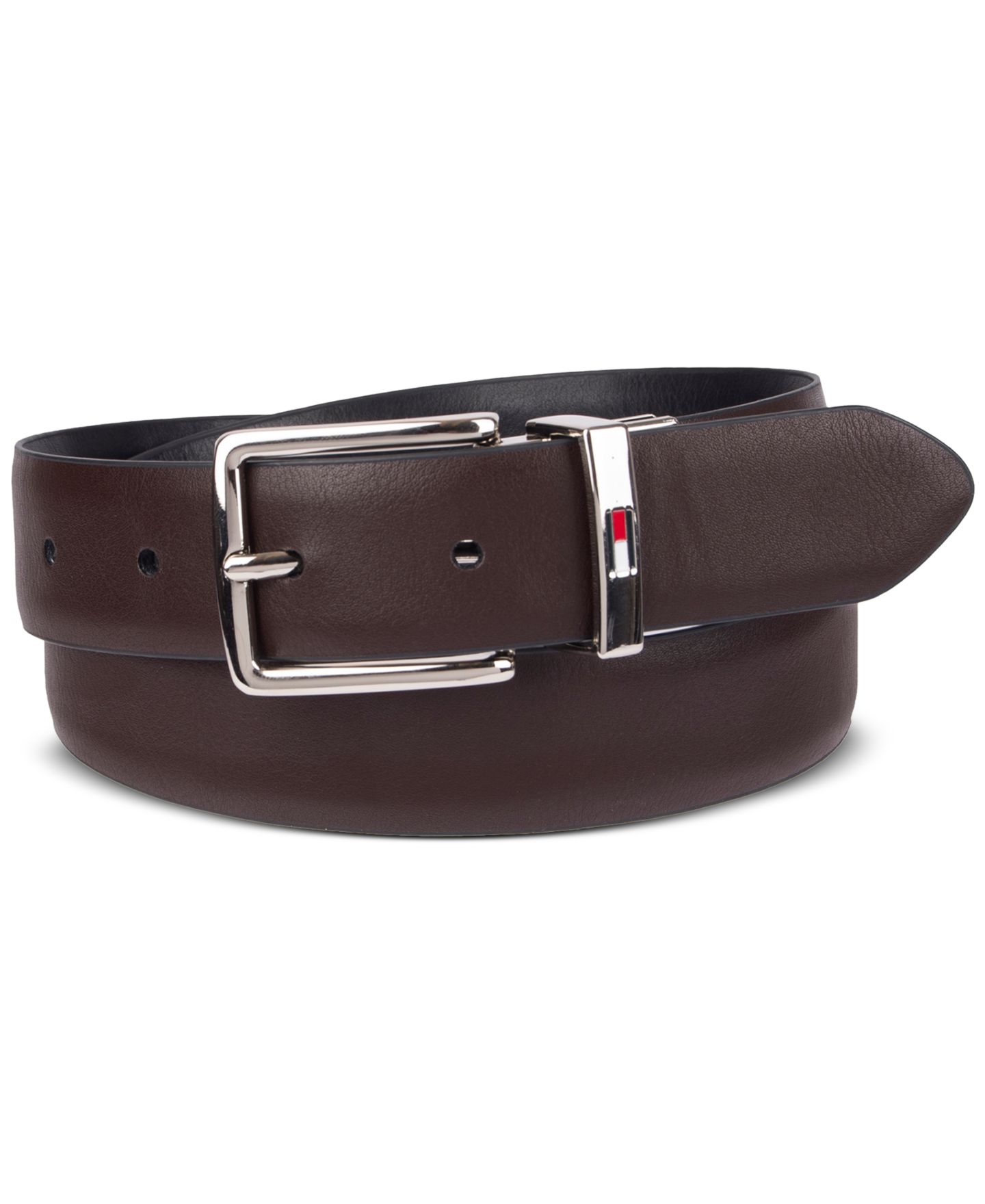 Ремень Tommy Hilfiger Reversible Dress Belt with Logo Buckle для мальчиков — фото 2