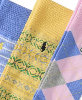 Men's Pastel Patterns Socks Gift Box